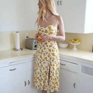 Reformation Juliette Dress in Lemonade